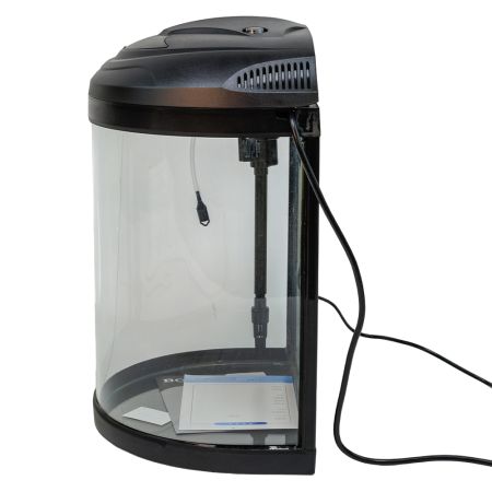 Аквариум Boyu BYG-26 полукруглый 26 л, с фильтром и освещением, черный