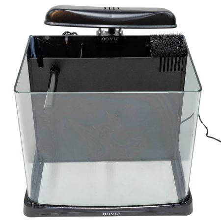 Аквариум Boyu Joyful Home ME-300 16 л, с покрывным стеклом, фильтром и LED-лампой