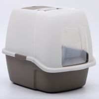 Туалет-домик для кошек Solitude Range 51х38х43 см, темно-серый