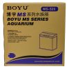 Аквариум Boyu MS-520 45 л с LED светильником и фильтром, черный