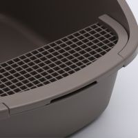 Туалет-домик для кошек Solitude Range 51х38х43 см, темно-серый