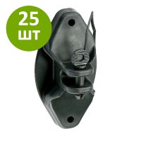 Изолятор с замком для стальной проволоки, 25 шт. Изолятор с замком для стальной проволоки, 25 шт.