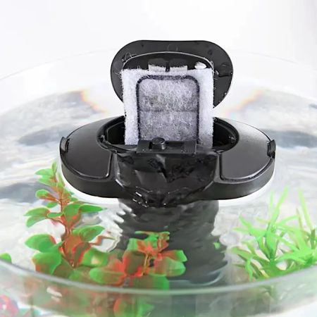 Аквариум Boyu DY-1A Desktop панорамный 3,6 л, настольный с фильтром и светильником