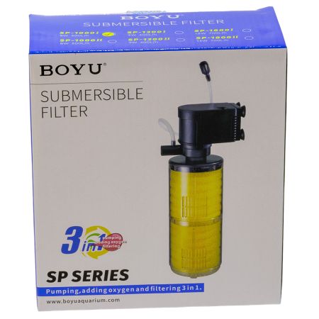 Фильтр внутренний Boyu SP-1000I для аквариума многофункциональный 300 л/час