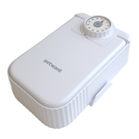 Автокормушка Petwant F22 Solo 1 секция 350 мл с охлаждением, для влажного и сухого корма, белая