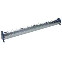 Кормушка лотковая 100 cм оцинкованная сталь для цыплят и мелкой птицы