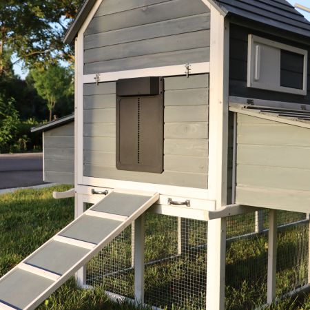 Двери курятника с автоматическим приводом открывания HobbyFarm DOO-2