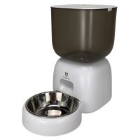 Автокормушка Petzengo PF14-LCD 3 л для сухого корма с записью голосового сообщения, белая