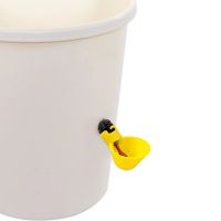 Поилка чашечная для мелкой птицы, пластик с подключением к емкости, 2 шт.