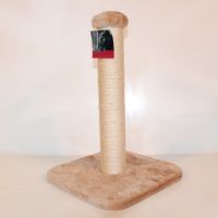Когтеточка-столбик 30х30х42 см, бежевый