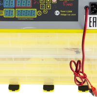 Инкубатор HHD 112 автоматический для яиц на 220В/12В от сети и аккумулятора на 112 яиц