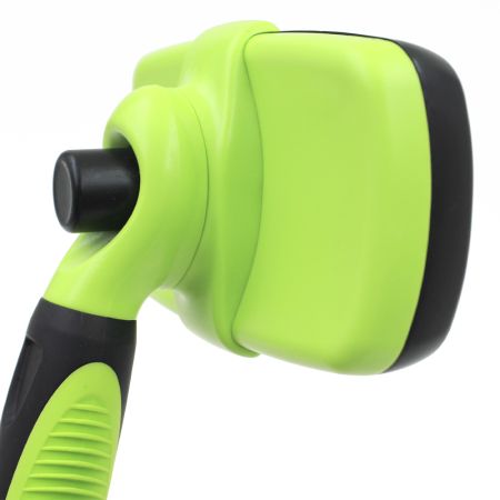 Пуходерка Pet Choice с кнопкой самоочистки 126 мм для вычесывания подшерстка кошек и собак