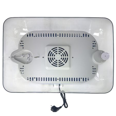 Инкубатор HHD 70H автоматический на 70 яиц, с контролем влажности и овоскопом на 220В/12В от сети и аккумулятора