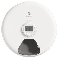 Автокормушка Petzengo PF19-L 6 секций, ж/к дисплей, с охлаждением, для сухого и влажного корма, белая