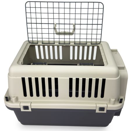 Переноска Safari Range 60х40х40 см для кошек и собак Pet Choice с металлической верхней решеткой