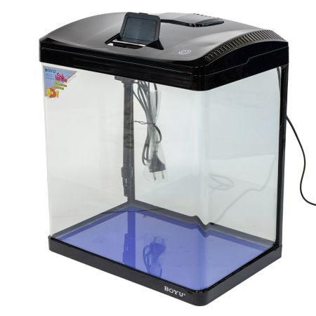 Аквариум Boyu EC-400 панорамный, 33 л, с фильтром и LED-лампой, черный Аквариум Boyu EC-400 панорамный, 33 л, с фильтром и LED-лампой, черный