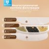 Автопоилка фонтан Petzengo PW9-L 2.5 л, с подсветкой, для кошек и собак, белая