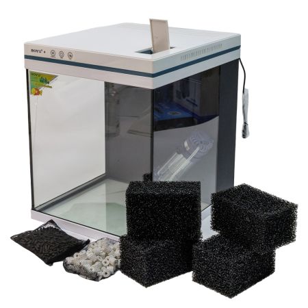 Аквариум Boyu Intelligent MEZ-56, фильтры, LED освещение, WiFi управление со смартфона, 56 л