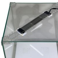 Аквариум Newa Ego LID, EL 20W, 18 л панорамный, LED освещение, белая стеклянная крышка