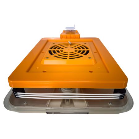 Инкубатор HHD 56H автоматический с контролем влажности и овоскопом на 220В/12В от сети и аккумулятора на 56 яиц