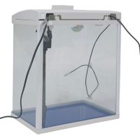 Аквариум Boyu HG-300 панорамный 22 л, LED освещение, дисплей, фильтры, белый