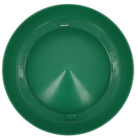 Кормушка бункерная 3 кг пластик с разделительной решеткой зеленая