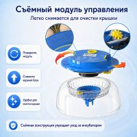 Инкубатор HHD 18H автоматический для яиц 220В/12В от сети и аккумулятора, с овоскопом на 18 яиц
