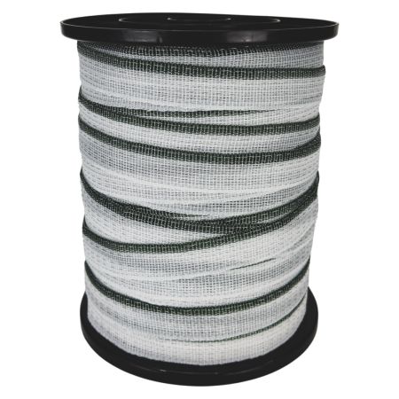 Лента для электропастуха FarmGuard зелено-белая 24 мм / 200 м