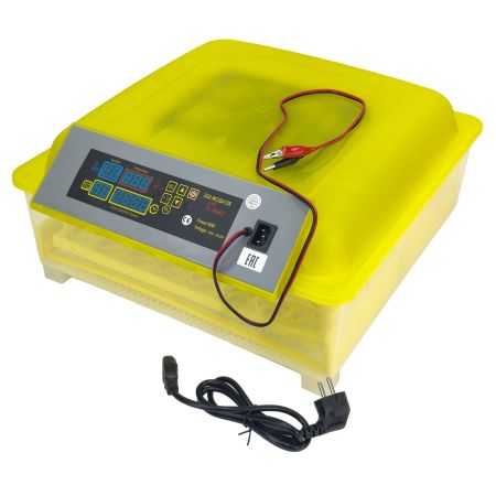 Инкубатор HHD 48 автоматический 220В/12В от сети и аккумулятора на 48 яиц