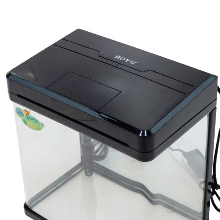 Аквариум Boyu MS-220 7,5 л с LED светильником и фильтром, черный