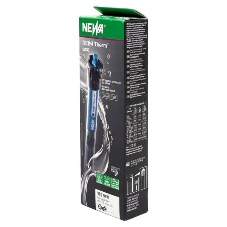 Нагреватель для воды аквариума Newa Therm Eco VTO50 220-240V 50Hz 50W с терморегулятором автоматический 20-50 л