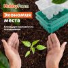 Мини парник с подсветкой HobbyFarm, 12 ячеек, набор кассет для рассады, 5 шт.