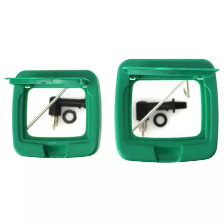 Поилка ниппельная с бачком HobbyFarm 1 л для кур и кроликов с креплением на сетку