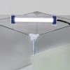 Аквариум Newa Ego LID, EL 20W, 18 л панорамный, LED освещение, белая стеклянная крышка