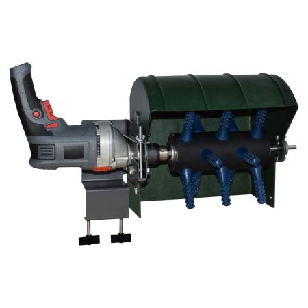 Перосъёмная насадка ощипыватель для уток и гусей HobbyFarm EU PROFI C настольная