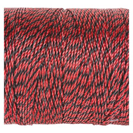 Провод для электропастуха FarmGuard красный с черным 2,5 мм / 1000 м / 3х0,16 мм