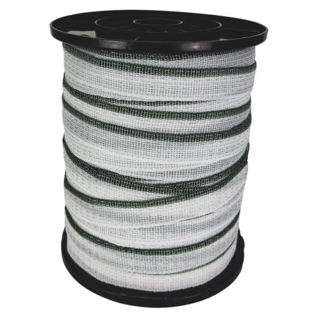 Лента для электропастуха FarmGuard зелено-белая 24 мм / 200 м