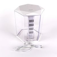 Аквариум Pawgether WF-4 панорамный 11 л, настольный с фильтром и светильником