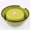 Миска, 17.5x17.5x6 см, 340 мл, зеленый