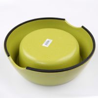 Миска, 17.5x17.5x6 см, 340 мл, зеленый