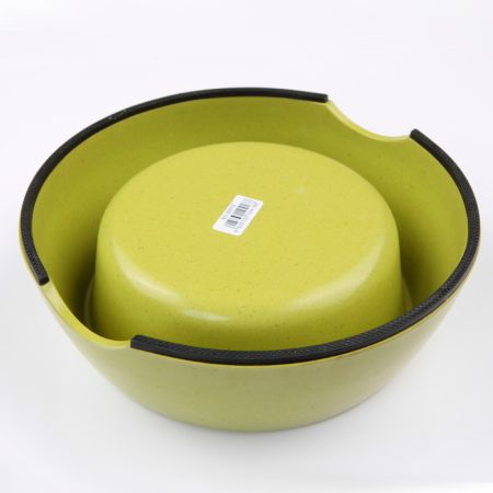 Миска, 17.5x17.5x6 см, 340 мл, зеленый