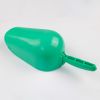 Совок для корма, пластик, зеленый