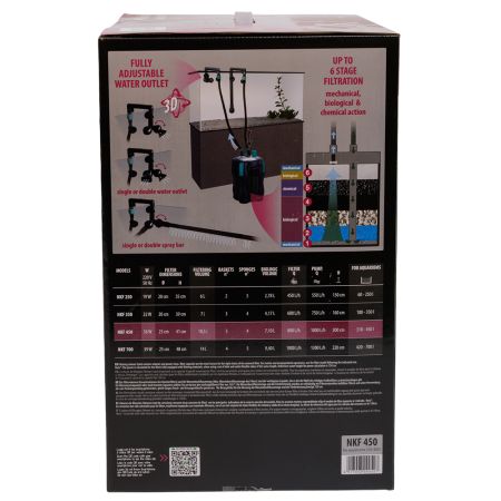 Фильтр внешний для аквариума Newa Kanist NKF450 220/240V канистровый 310-450 л