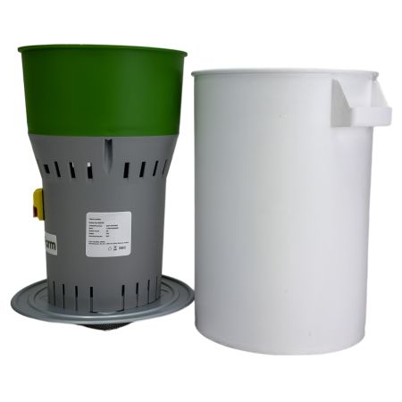 Зернодробилка HobbyFarm EM-25P для измельчения зерна электрическая с функцией мельницы / в комплекте 4 сита