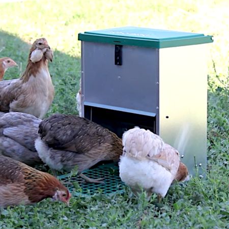 Кормушка педальная Feed-O-Matic 5 кг для кур