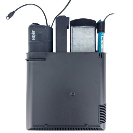 Аквариум Newa Mirabello MIR 40 LED, 40 л, с фильтром, нагревателем и освещением рассвет-закат, белый NEW VERSION