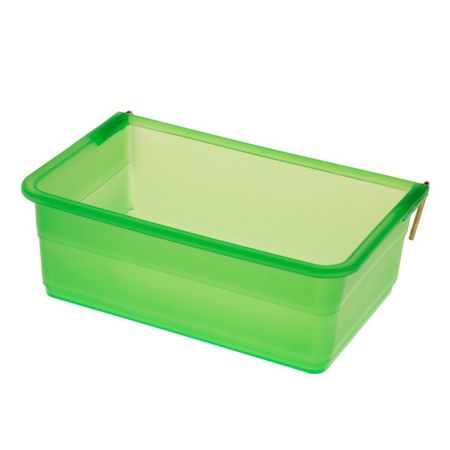 Кормушка-поилка навесная 0,8 л пластик