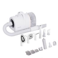 Набор для груминга собак и кошек 4 в 1: пылесос, фен, машинка для стрижки и насадки Pawgether GP1S