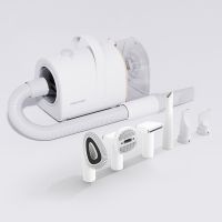 Набор для груминга собак и кошек: пылесос, фен и насадки Pawgether GP1 3-в-1