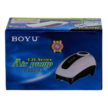 Компрессор Boyu CJY-4500 4,8 Вт для аквариума 150-300 л два канала, регулятор потока и LED подсветка